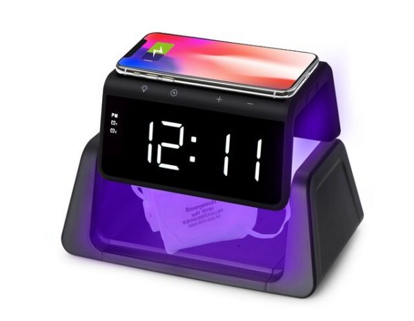 Alarm Clock Wireless Charger Sterilizer
