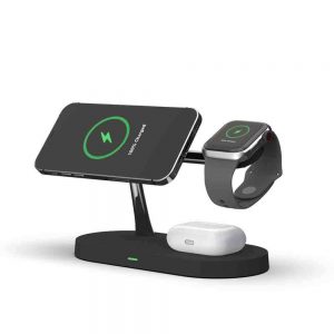 Rewyre 5-in-1 Magnetic Fast Wireless Charger Black