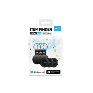 MiLi MiTag Duo Leather Case 3pk Blk