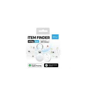 MiLi MiTag Duo Leather Case 1pk Wht